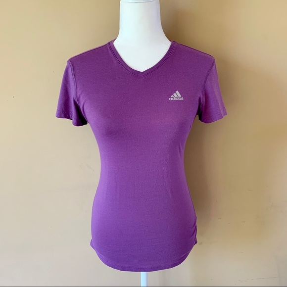 adidas Tops - Adidas small women’s purple shirt